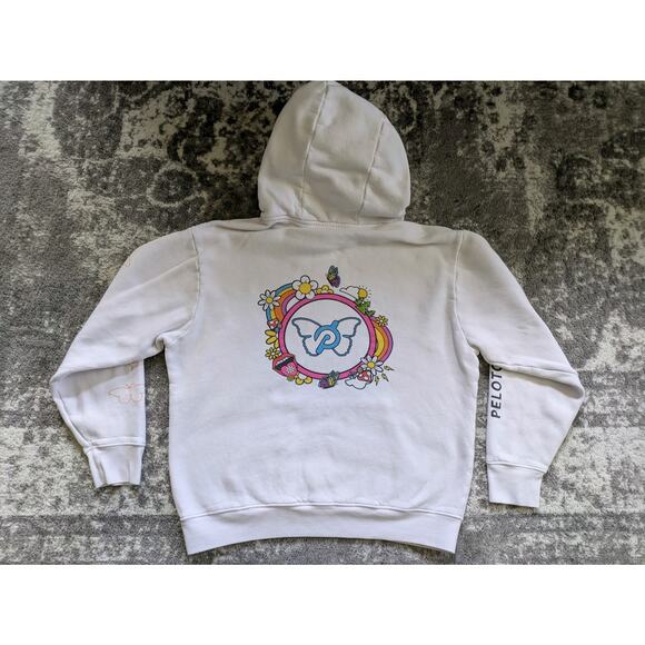 Peloton Tops - Peloton X Brittany Allen Hoodie Womens White Sweater Pullover Ladies - Large USA